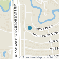 Map location of 10322 Shady River Dr, Houston TX 77042