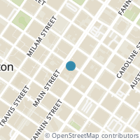 Map location of 705 Main Street #705, Houston, TX 77002