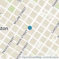 Map location of 711 Main Street #303, Houston, TX 77002
