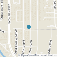 Map location of 203 Plantation Rd, Houston TX 77024