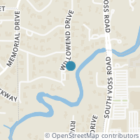 Map location of 14 Willowend Dr, Houston TX 77024