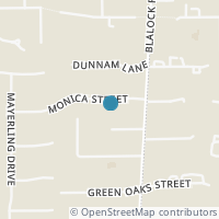 Map location of 11613 Monica St, Houston TX 77024