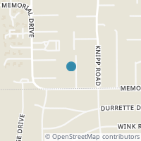 Map location of 311 Rainier Dr, Houston TX 77024