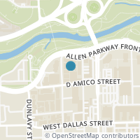 Map location of 3231 Allen Pkwy #2301, Houston TX 77019
