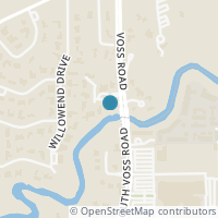 Map location of 2 Hunters Ridge Court, Houston, TX 77024