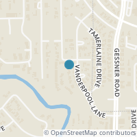 Map location of 201 Vanderpool Lane #92, Houston, TX 77024