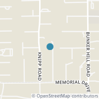 Map location of 327 Chapel Belle Ln, Houston TX 77024