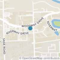 Map location of 5001 Woodway Dr #503, Houston TX 77056