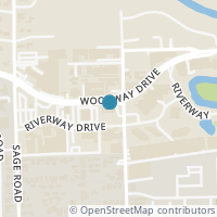 Map location of 5001 Woodway Drive #1606, Houston, TX 77056