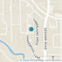 Map location of 12326 Tunbridge Lane, Houston, TX 77024