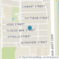 Map location of 8727 Flossie Mae Street, Houston, TX 77029