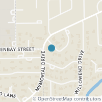 Map location of 10931 Wickwild Street, Hunters Creek Village, TX 77024