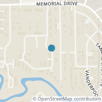 Map location of 294 Litchfield Lane, Houston, TX 77024