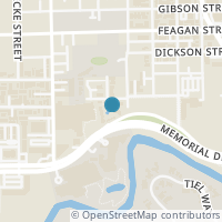 Map location of 5218 Memorial Drive, Houston, TX 77007