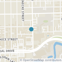Map location of 105 Detering Street #B, Houston, TX 77007