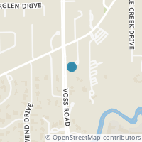 Map location of 7 Pinewood Cir, Houston TX 77024