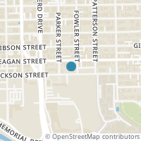 Map location of 4606 Dickson St, Houston TX 77007