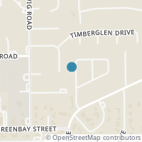 Map location of 233 Bryn Mawr Circle, Hunters Creek Village, TX 77024