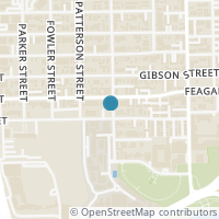 Map location of 307 Snover St, Houston TX 77007