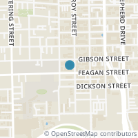Map location of 5102 Feagan St, Houston TX 77007