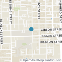 Map location of 5203 Gibson Street, Houston, TX 77007