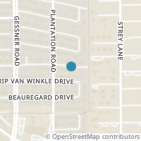 Map location of 12115 Boheme Drive, Houston, TX 77024
