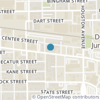 Map location of 1722 Washington Ave #H, Houston TX 77007