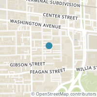 Map location of 3921 Floyd Street, Houston, TX 77007