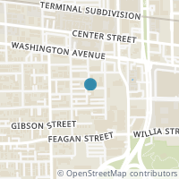 Map location of 3914 Floyd St, Houston TX 77007