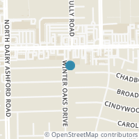 Map location of 618 Winter Oaks Dr, Houston TX 77079