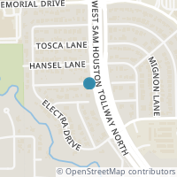 Map location of 12903 Traviata Drive, Houston, TX 77024