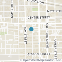 Map location of 5007 Lillian Street, Houston, TX 77007