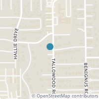 Map location of 12602 Overcup Drive, Houston, TX 77024
