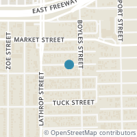 Map location of 7012 El Paso St, Houston TX 77020