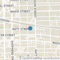 Map location of 4519 Nett St, Houston TX 77007