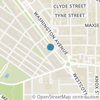 Map location of 6303 Westcott Street, Houston, TX 77007