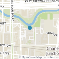 Map location of 1441 East Street #309, Houston, TX 77007