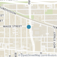 Map location of 1412 Asbury St, Houston TX 77007