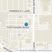 Map location of 14660 Perthshire Rd #E, Houston TX 77079