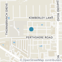 Map location of 14724 Perthshire Road #B, Houston, TX 77079