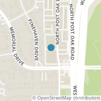 Map location of 355 N Post Oak Lane #846, Houston, TX 77024
