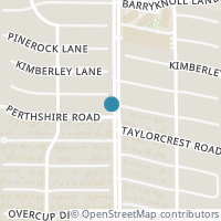 Map location of 12302 Perthshire Road, Houston, TX 77024
