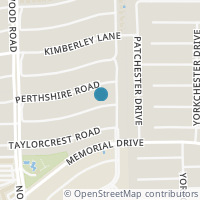 Map location of 13810 Pebblebrook Drive, Houston, TX 77079