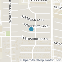 Map location of 12410 Woodthorpe Lane, Houston, TX 77024