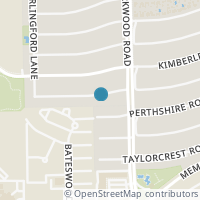 Map location of 14023 Woodthorpe Lane, Houston, TX 77079