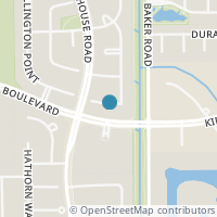 Map location of 19115 Prospect Ridge Lane, Houston, TX 77094