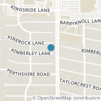 Map location of 12306 Kimberley Lane, Houston, TX 77024