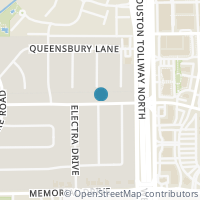 Map location of 12922 Kimberley Lane, Houston, TX 77079