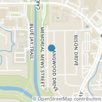 Map location of 735 Langwood Dr, Houston TX 77079