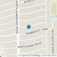 Map location of 13911 Pinerock Lane, Houston, TX 77079